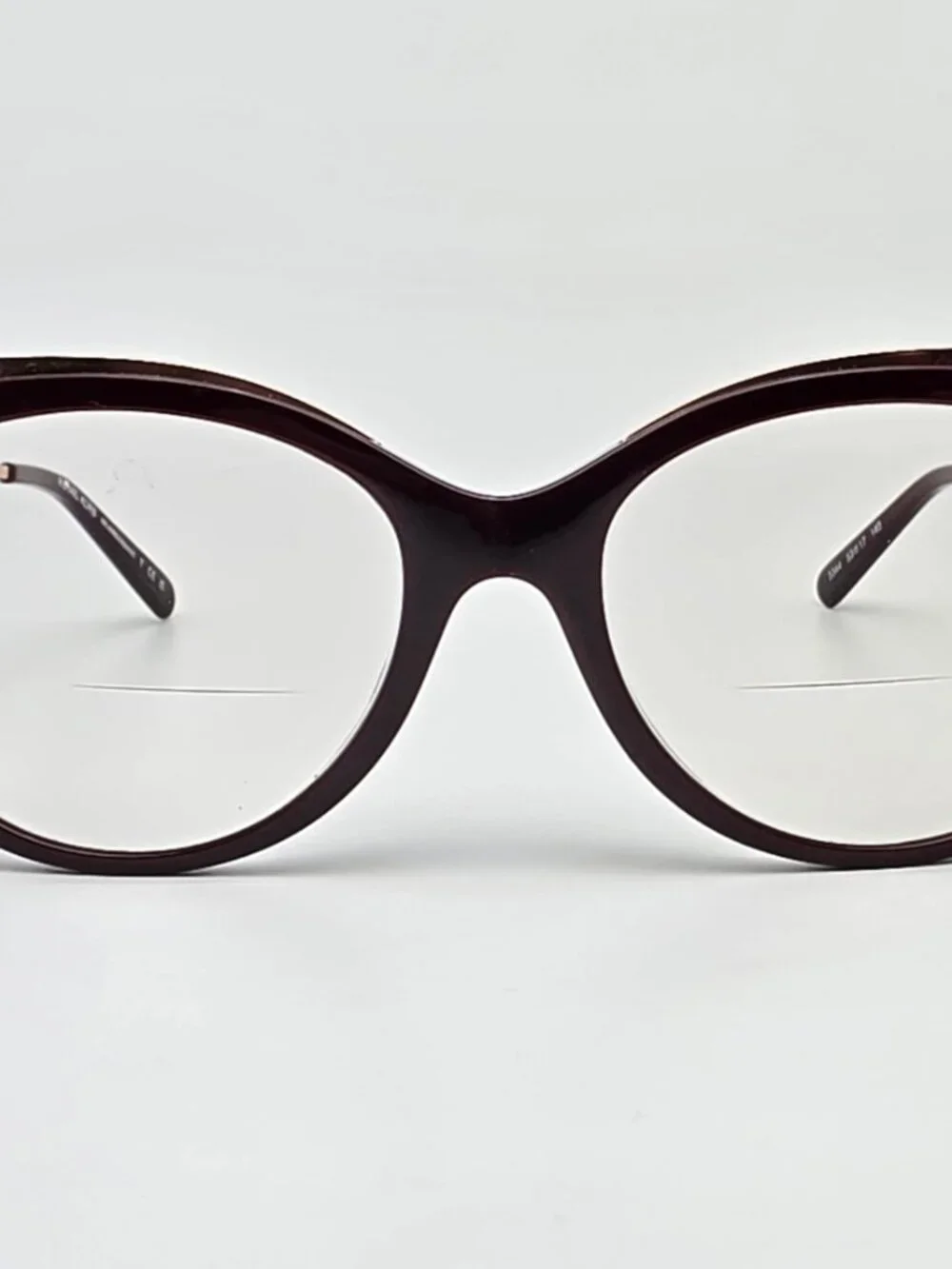 Michael Kors MK4089U 3344 Ajaccio Cordovan Gold Cat Eye Eyeglasses Frame 53mm